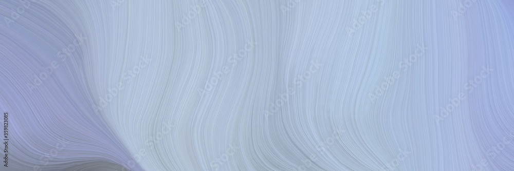 Poster soft abstract art waves graphic with contemporary waves design with light steel blue, dark gray and 