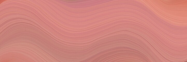 soft background graphic with contemporary waves illustration with rosy brown, dark salmon and indian red color