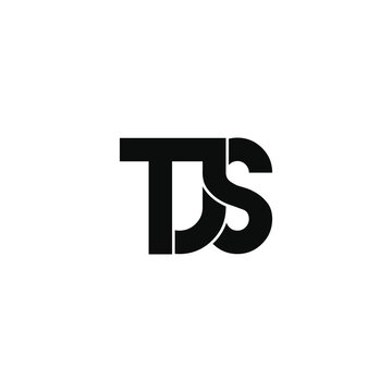 tjs letter original monogram logo design