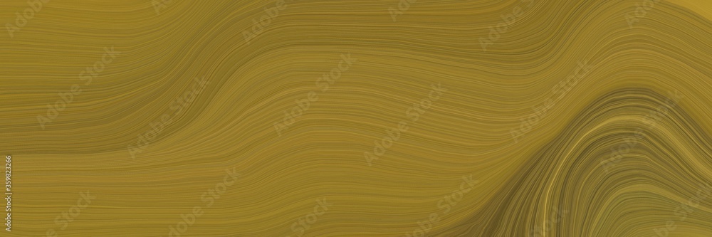 Poster soft artistic art design graphic with curvy background design with brown, chocolate and peru color