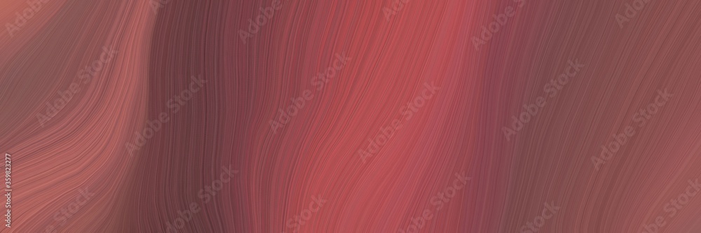 Poster soft artistic art design graphic with modern soft swirl waves background illustration with pastel br