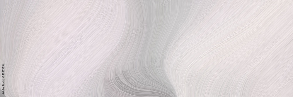Poster soft abstract art waves graphic with modern curvy waves background design with light gray, ash gray and dark gray color