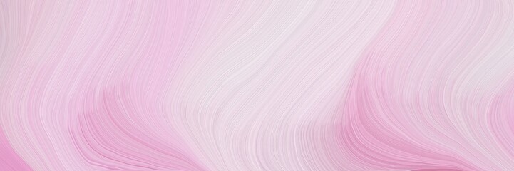 soft artistic art design graphic with modern curvy waves background illustration with thistle, pastel pink and plum color