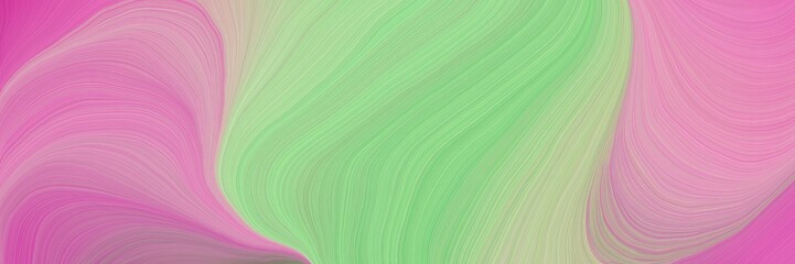soft abstract artistic waves graphic with modern soft swirl waves background illustration with pastel purple, pastel violet and light green color