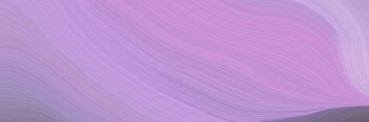 Fototapeta premium soft abstract art waves graphic with elegant curvy swirl waves background design with pastel violet, old lavender and light slate gray color