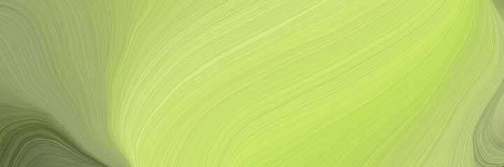 soft abstract art waves graphic with contemporary waves illustration with dark khaki, dark olive green and pastel brown color