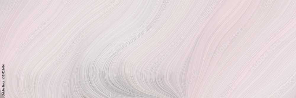 Poster soft abstract art waves graphic with modern waves background design with light gray, silver and dark
