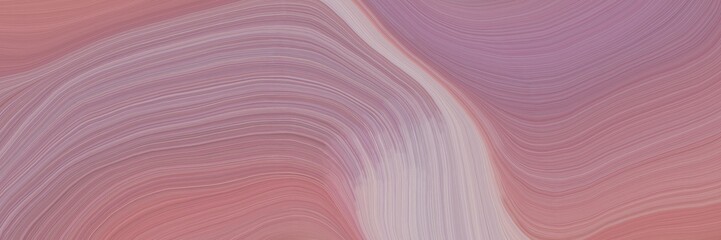 soft abstract art waves graphic with abstract waves illustration with rosy brown, silver and pastel purple color