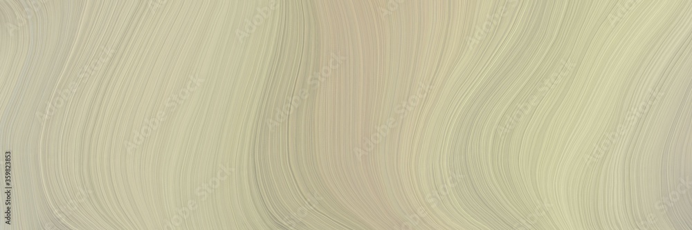 Poster soft abstract art waves graphic with modern waves background illustration with tan, pastel gray and 