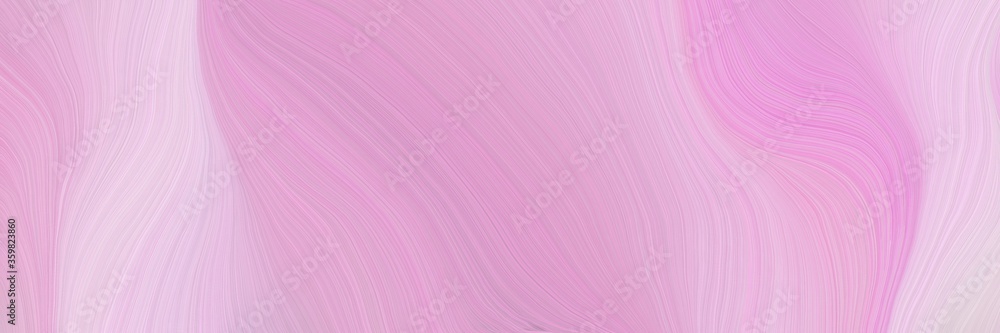 Poster soft abstract art waves graphic with elegant curvy swirl waves background illustration with plum, pa