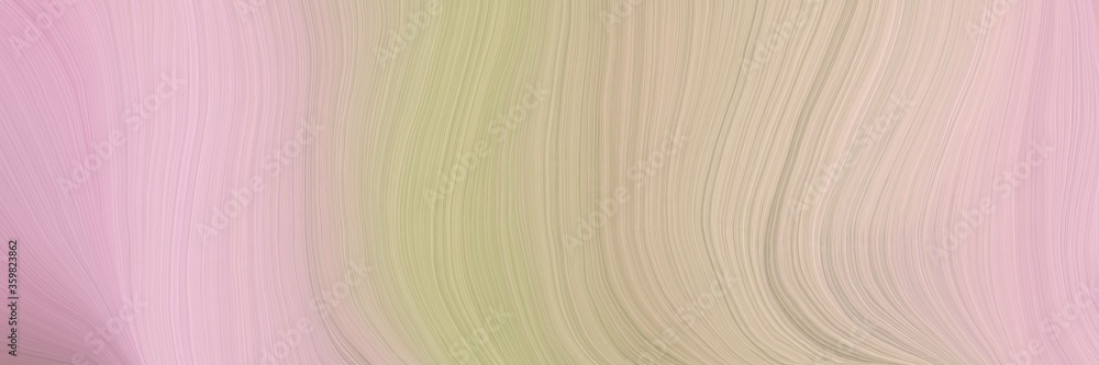 Poster soft abstract art waves graphic with elegant curvy swirl waves background illustration with silver, 