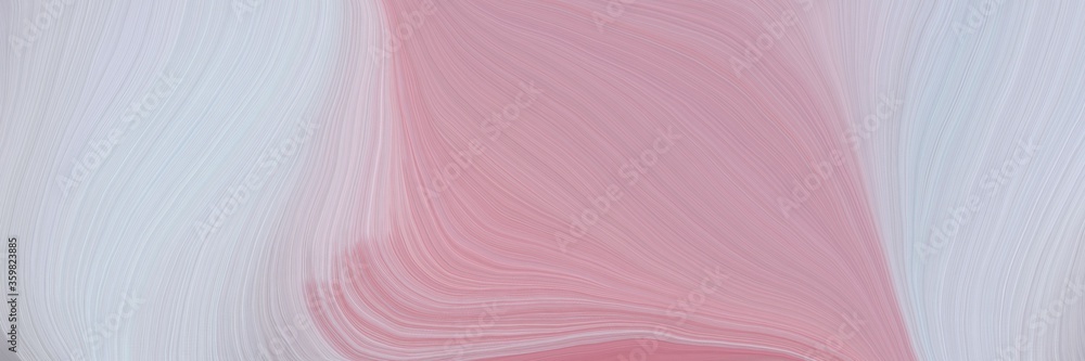 Poster soft background graphic with modern waves background design with silver, rosy brown and light gray c