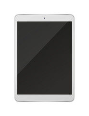 Tablet ps isolated on white background.