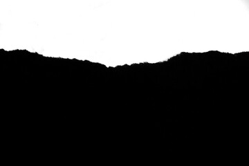 Obraz premium Black tear paper on the area for copying advertisements or text, images and designs.