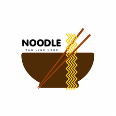 Noodle Restaurant, Asian Food with Chopstick