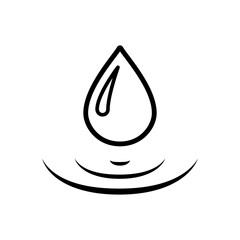 drops water icon vector template illustration design