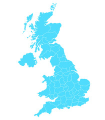 map of united kingdom