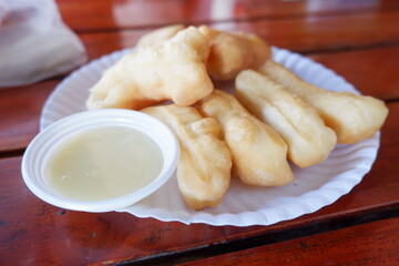 french fries with ketchup