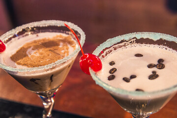 Cocktails tragos coloridos