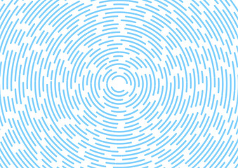 Fototapeta na wymiar Light blue circular lines abstract retro background. Geometric vector design