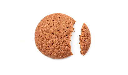 Single round ginger biscuit