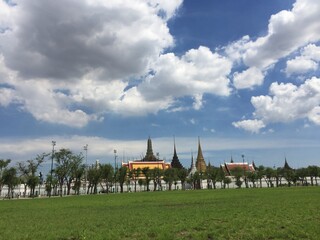 Wat Phra Kaew in Thailand, taken at the corner of the elephant
