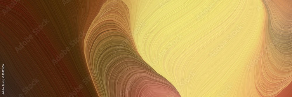 Poster colorful vibrant artistic art design graphic with smooth swirl waves background illustration with bu