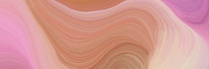 colorful vibrant artistic art design graphic with modern soft swirl waves background design with rosy brown, baby pink and indian red color