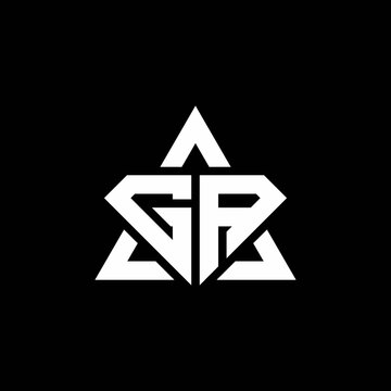 GA monogram logo with diamond shape and triangle outline
