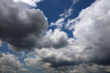 Clouds and blue sky background