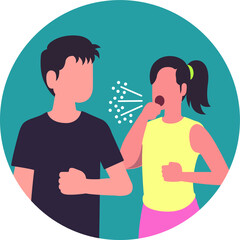 Avoid close contact with a person who has COVID-19 or COVID-19 symptoms.