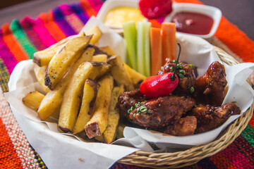 menu restaurante peruano