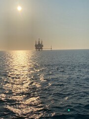 oil tanker in the sea