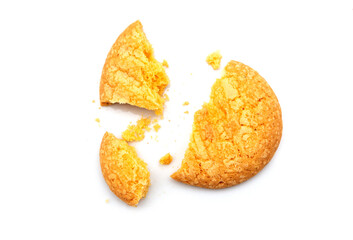 butter cookies isolated