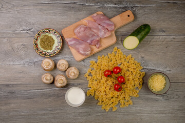 still life with vegetables and spices