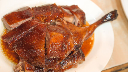 Roasted geese bbq Hong Kong Catonese style © glowonconcept