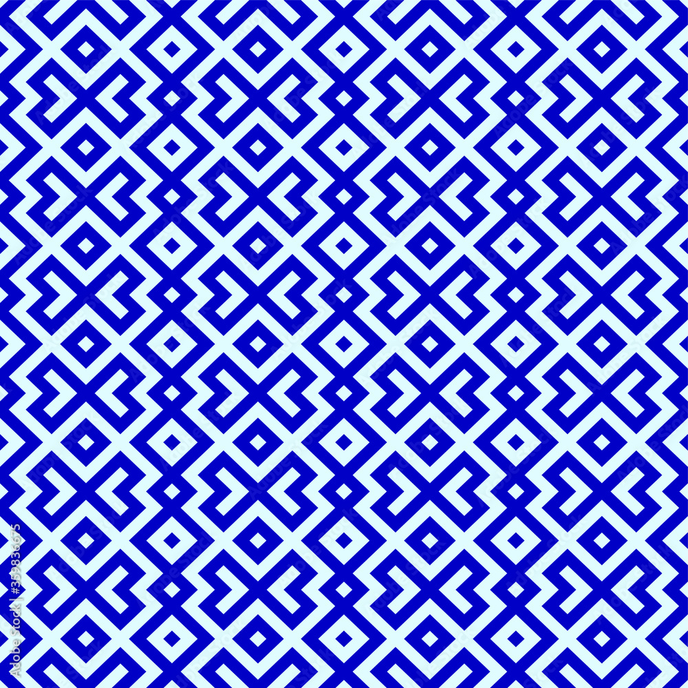Poster seamless geometric pattern with geometric shapes,fabric pattern,tile pattern,carpet pattern,wallpape