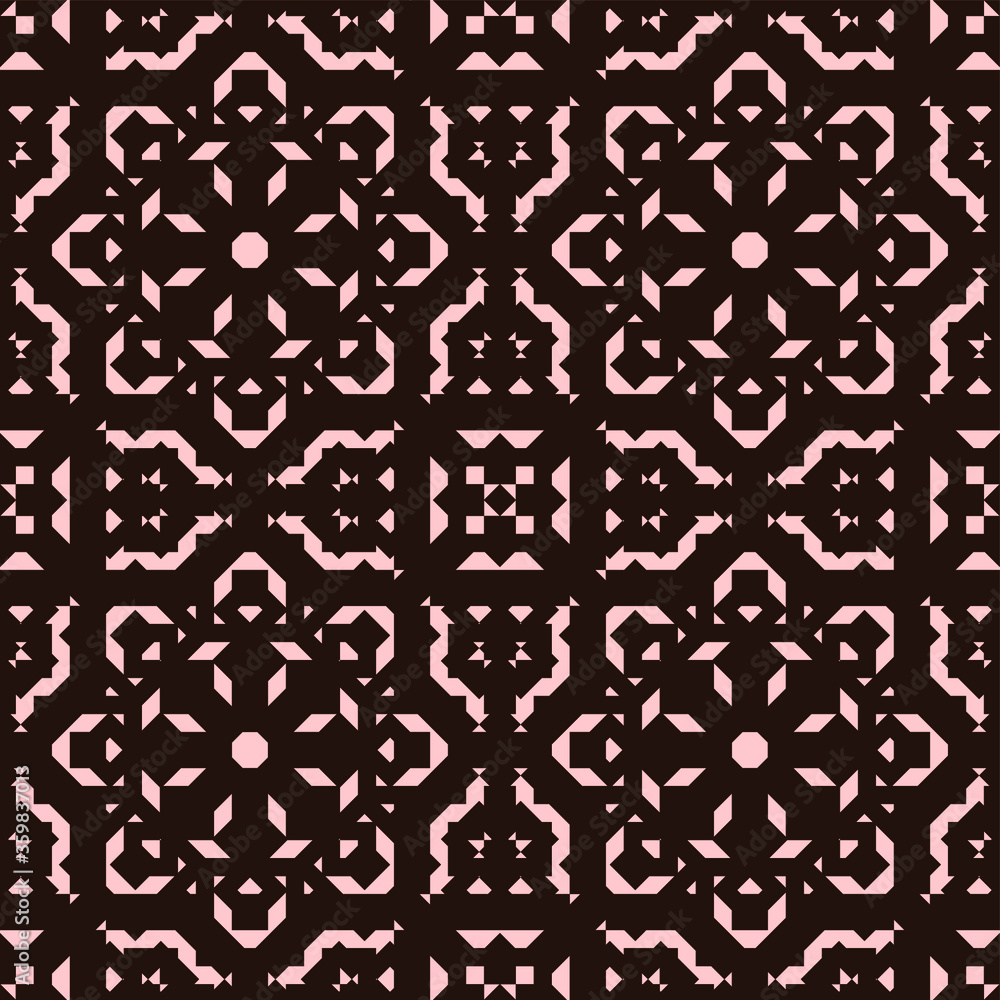 Poster seamless geometric pattern with geometric shapes,fabric pattern,tile pattern,carpet pattern,wallpape