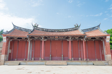 Fototapeta premium Changhua Confucian Temple in Changhua, Taiwan. The temple was originally built in 1726.