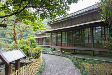 Japanese Style Residence at Gold Museum, New Taipei City Government in Jinguashi, Ruifang, New Taipei City, Taiwan.