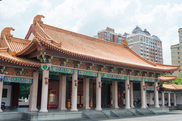 Fototapeta na wymiar Taichung Confucian Temple in Taichung, Taiwan. The temple was built in 1976.