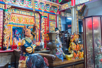 Obraz na płótnie Canvas Chenghuang Temple in Taichung, Taiwan. The temple was originally built in 1889.