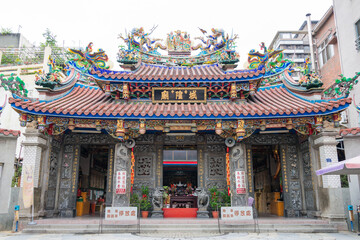 Chenghuang Temple in Taichung, Taiwan. The temple was originally built in 1889.