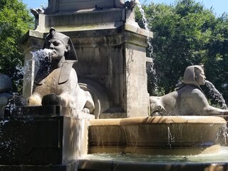 The Fontaine du Palmier or Fontaine de la Victoire, Paris