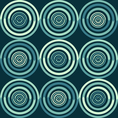 Seamless repeating pattern of cricles