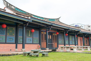 Obraz premium Wufeng Lin Family Mansion and Garden in Taichung, Taiwan. The residence was originally built in 1864, and National Historical Site.