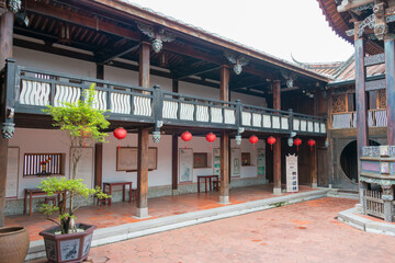 Wufeng Lin Family Mansion and Garden in Taichung, Taiwan. The residence was originally built in 1864, and National Historical Site.