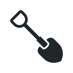 Digging shovel icon