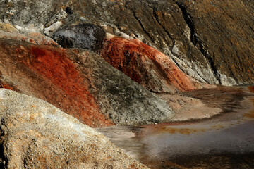 red lava rock