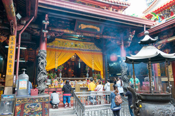Taiwan's First Temple of Heaven (Tian Gong Temple) in Tainan, Taiwan. The temple was built in 1854...